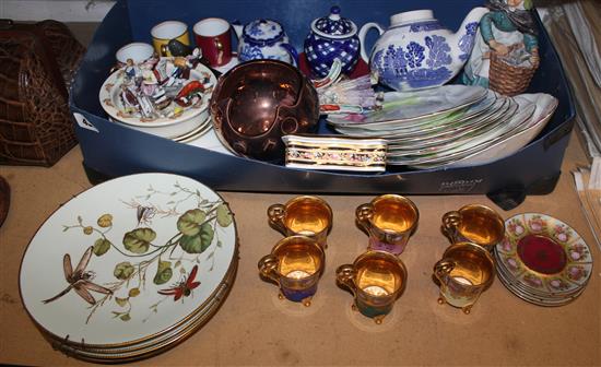 Austrian coffee set & mixed ceramics